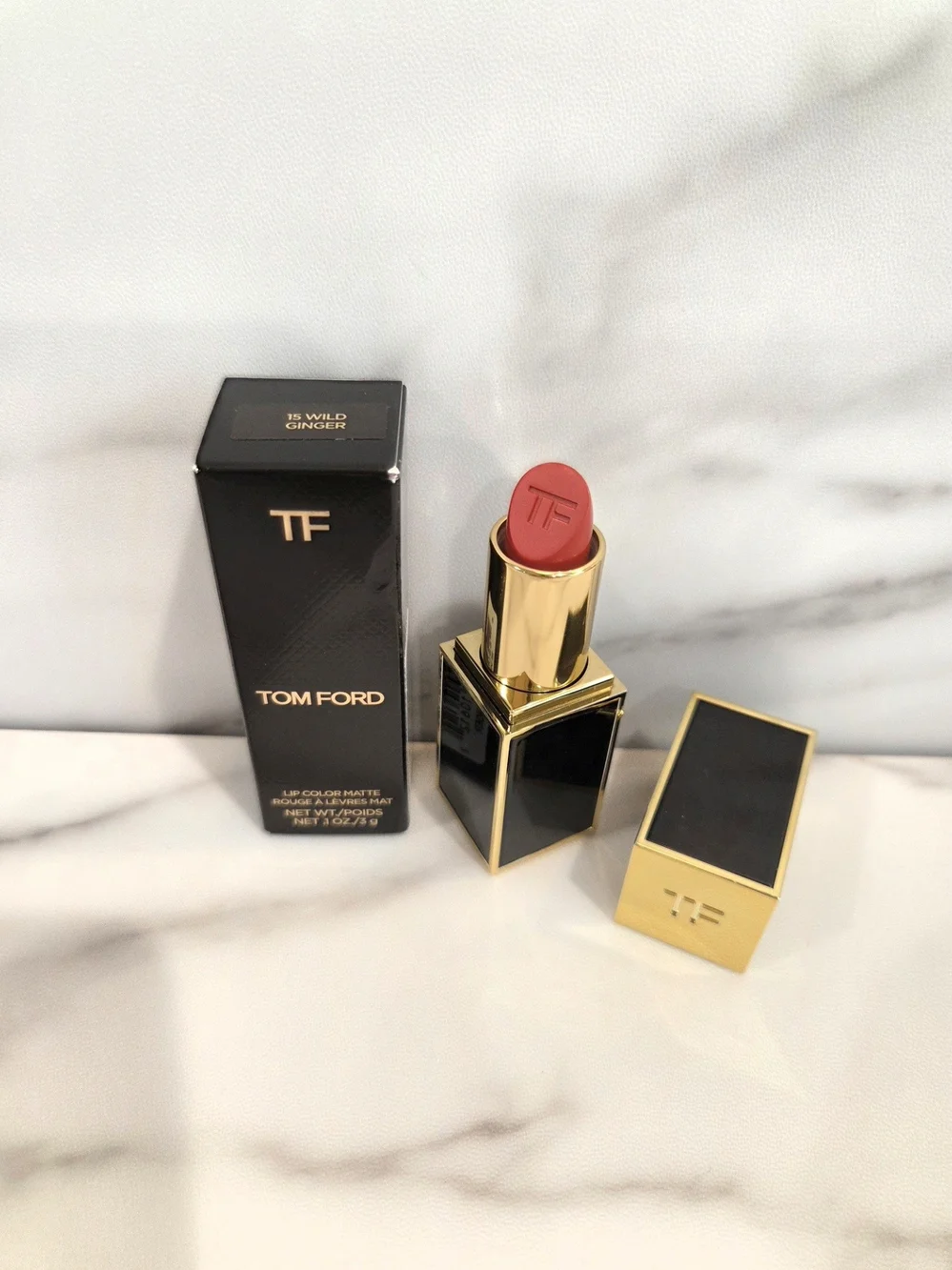 Tom Ford Lip Color Matte Lipstick In 15 Wild Ginger 3g - NEW IN BOX Retail $64